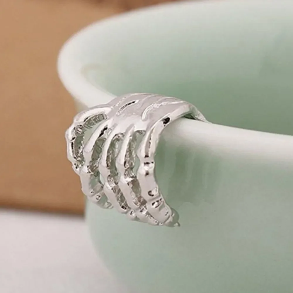 Skeleton Hand Ear Cuff  - Picture 4 of 5